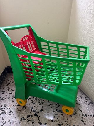 Carrito de supermercado de juguete