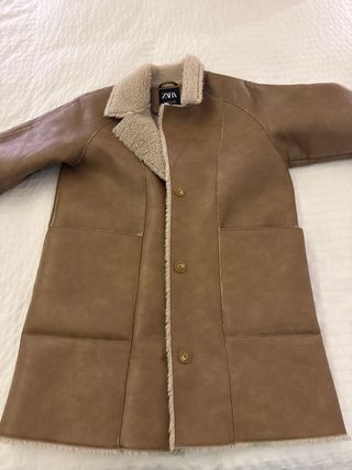 Chaqueta Zara Kids borreguito T.13/14 o Xs adulto