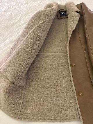 Chaqueta Zara Kids borreguito T.13/14 o Xs adulto