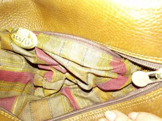 Bolso Piel Vintage Acosta Marrón Tachuelas