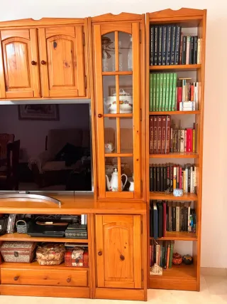 Conjunto Muebles Salón Madera