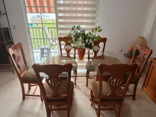 Conjunto Muebles Salón Madera