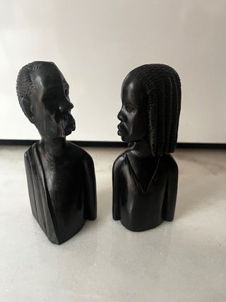 Figuras africanas de ébano