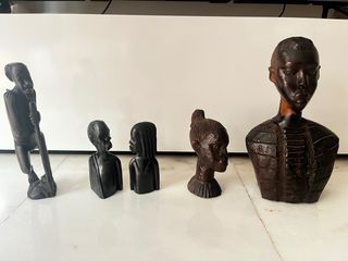 Figuras africanas de ébano