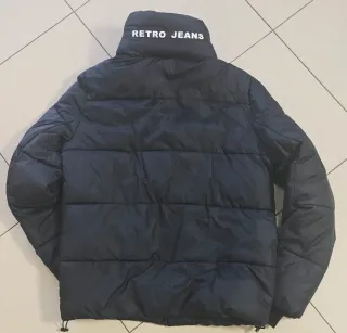 Plumífero Retro Jeans Negro