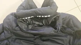 Plumífero Retro Jeans Negro