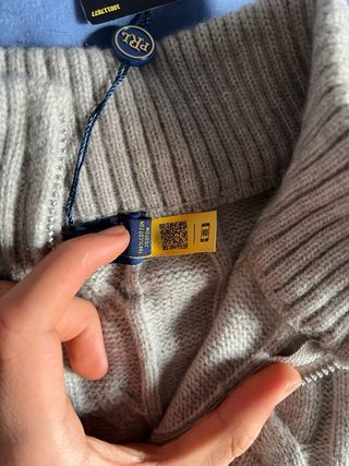 Jersey Polo Ralph Lauren Talla S Gris Cable Knit