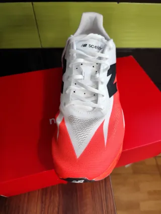 New Balance FuelCell SC Elite Naranja Blanco