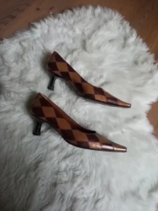 Scarpe donna Figini beige/marrone