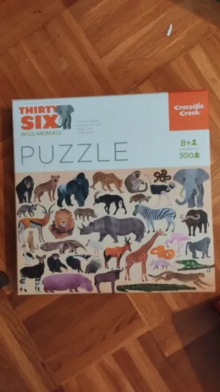 Puzzle Crocodile Creek Animales Salvajes 300 pieza