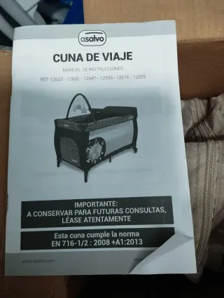 Cuna de viaje Asalvo X PLUS