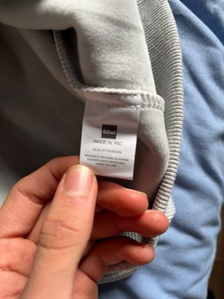 Sudadera Nude Project Talla S Gris Azul