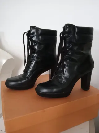 Stivaletti Tod's Pelle Nera N.38