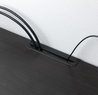 Mueble TV BESTÅ IKEA negro-marrón 180 × 40 × 64 cm