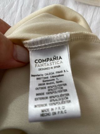 Vestido Beige Tul y Encaje Talla M