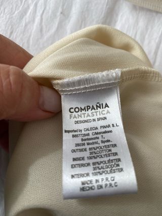 Vestido Beige Tul y Encaje Talla M