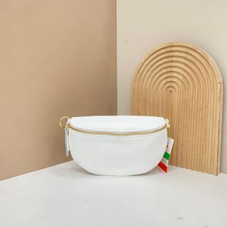 Bolso Piel Riñonera Blanco 1623