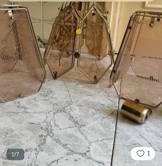 Lámpara de techo cristal