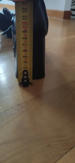 Zapatos tacón Mary Jane negros