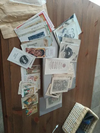 Lote de 65 Estampas Religiosas Españolas