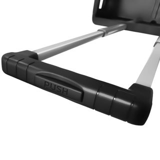 Carrito para la compra de 46L plegable y con asa telescópica negro