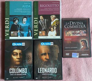 DVD Verdi Aida, Rigoletto, La Divina Commedia