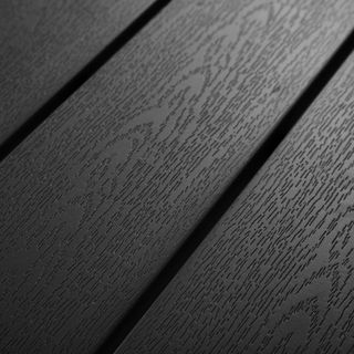 Mesa de jardín, aluminio, patas ajustables, 90 x 90 x 74,5 cm, negro