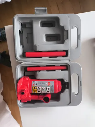 Gato hidráulico 2t y caballetes 2t