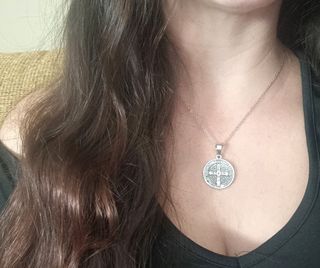 Medalla San Benito color Plata