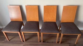 Mesa extensible con 4 sillas