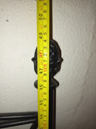 Cabecero de forja negro. Cama 1'35