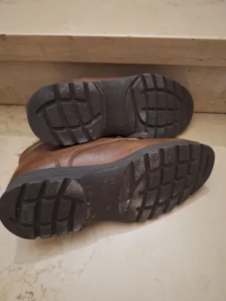 Scarpe uomo in pelle marrone taglia 40