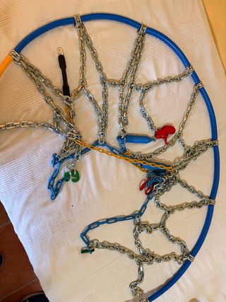 Cadenas de nieve nuevas sin usar