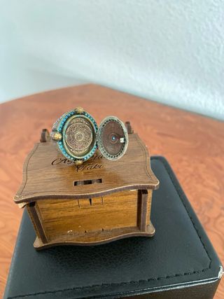 Anillo Plata 925 Sura Al-Inshirah Turquesa