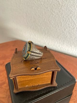 Anillo Plata 925 Sura Al-Inshirah Turquesa