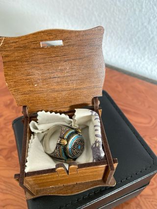 Anillo Plata 925 Sura Al-Inshirah Turquesa