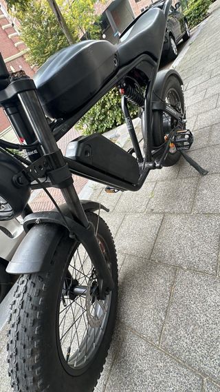 Fatbike Negra con 2 Baterías