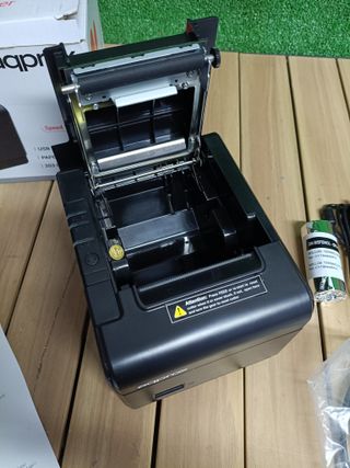 Approx APPPOS80AM - Impresora Térmica de Tickets, 200 mm/s, Papel 80 mm, Corte Automático y Manual, Negro