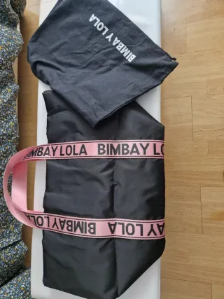 Bolso Bimba y Lola Negro y Rosa