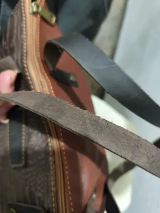 Bolso de Hombro Piel Italiana Mujer