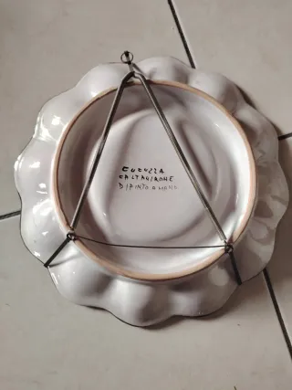 Piatto decorativo ceramica Caltagirone