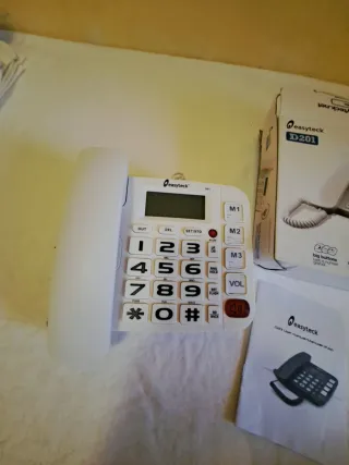 Telefono fisso Easyteck D201 bianco