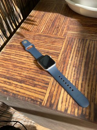 Apple SE Watch Plata y Azul