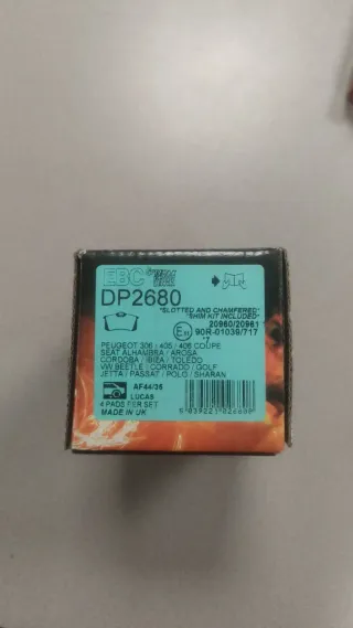 Pastillas Freno EBC Sport Formula DP2680