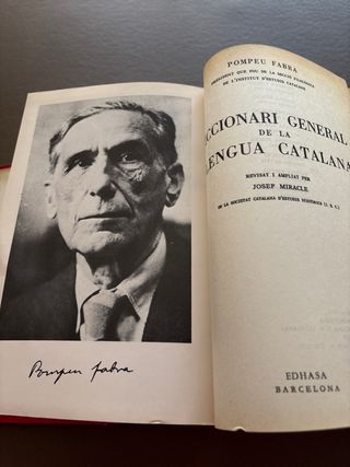 Diccionari llengua catalana Pompeu Fabra