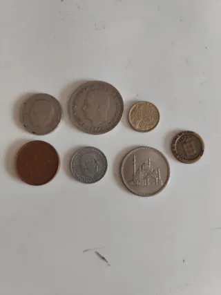 Lote 7 monedas antiguas