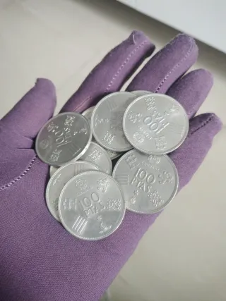 100 Pesetas Mundial lote