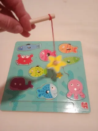 Puzzle magnético Goula animales marinos Con piezas