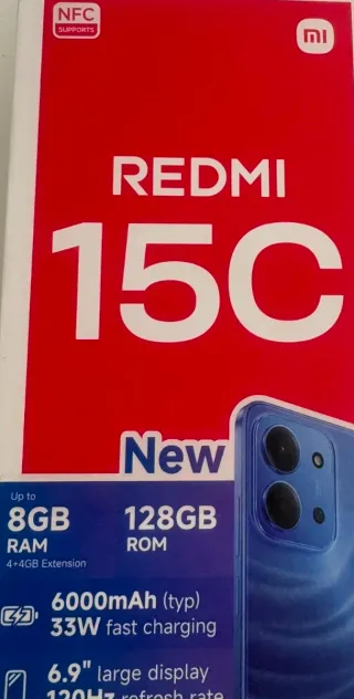Xiaomi Redmi 15C 4+128GB Blu