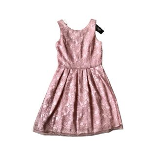 Vestido Rosa Encaje Swing Talla M